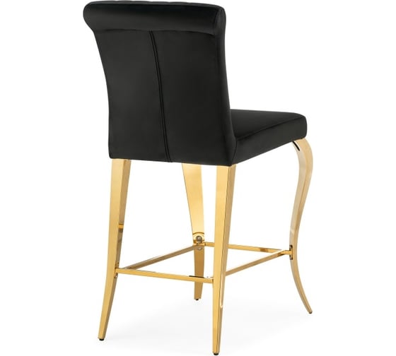 Полубарный стул Woodville Joan black/gold 15388