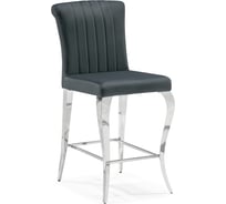 Полубарный стул Woodville Joan dark grey/steel 15387
