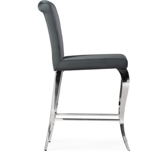 Полубарный стул Woodville Joan dark grey/steel 15387