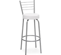 Барный стул Woodville Kuroda белый полимер/светлый мусс 453998