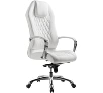 Компьютерное кресло Woodville Damian white/satin chrome 15429