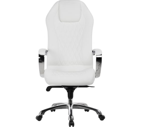 Компьютерное кресло Woodville Damian white/satin chrome 15429
