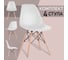 Стулья BRABIX Eames Cf-010 комплект 4 шт, пластик белый, опоры дерево/металл 532630 2