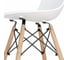Стулья BRABIX Eames Cf-010 комплект 4 шт, пластик белый, опоры дерево/металл 532630 18
