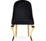 Стул Woodville Gustav на металлокаркасе, black/gold 15384 2