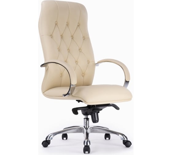 Компьютерное кресло Woodville Osiris beige/satin chrome 15426 1