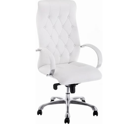 Компьютерное кресло Woodville Osiris white/satin chrome 15425 1
