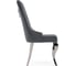 Стул Woodville Viki на металлокаркасе, dark grey/steel 15386 2