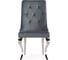 Стул Woodville Viki на металлокаркасе, dark grey/steel 15386 3