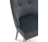 Стул Woodville Viki на металлокаркасе, dark grey/steel 15386 5