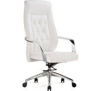 Компьютерное кресло Woodville Sarabi white/satin chrome 15424