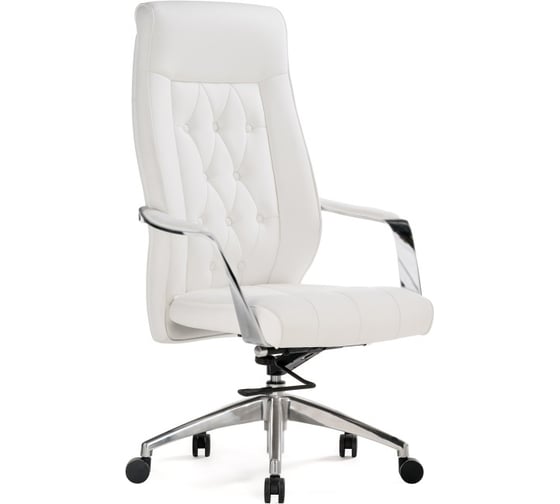 Компьютерное кресло Woodville Sarabi white/satin chrome 15424 1