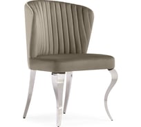 Стул Woodville Edwin на металлокаркасе, light beige/steel 15389