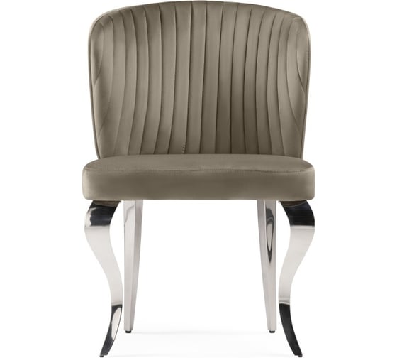 Стул Woodville Edwin на металлокаркасе, light beige/steel 15389