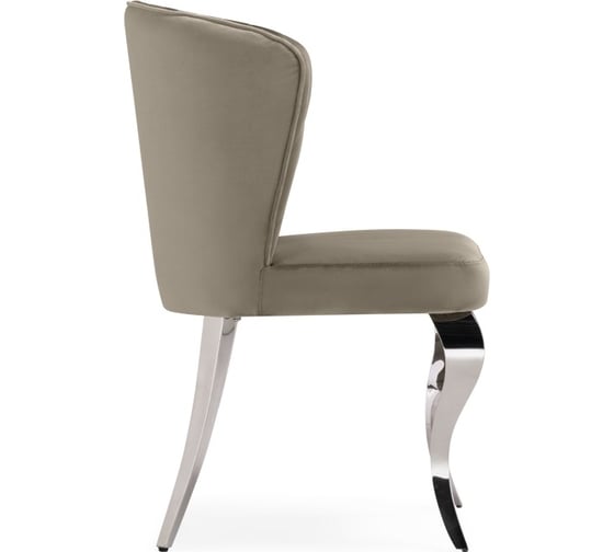 Стул Woodville Edwin на металлокаркасе, light beige/steel 15389