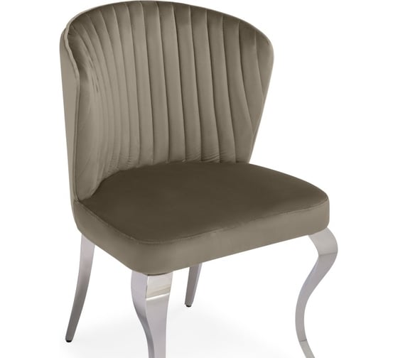 Стул Woodville Edwin на металлокаркасе, light beige/steel 15389
