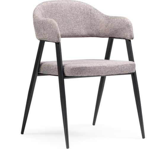 Стул Woodville Twin на металлокаркасе, gray/black 15412