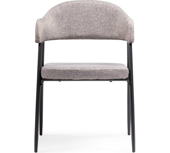 Стул Woodville Twin на металлокаркасе, gray/black 15412