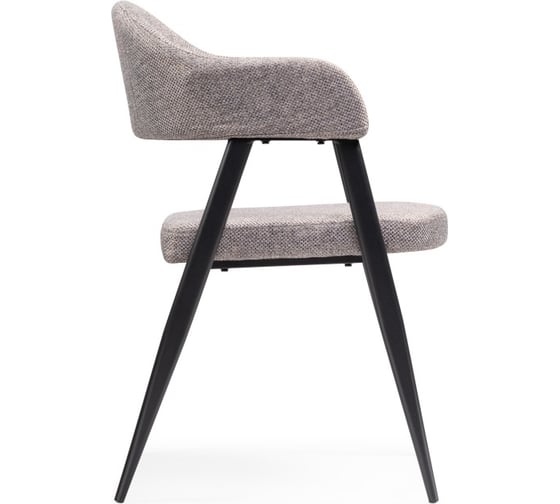 Стул Woodville Twin на металлокаркасе, gray/black 15412