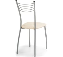 Стул Woodville Goki на металлокаркасе, ваниль крап/светлый мусс 453991