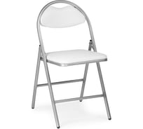 Стул на металлокаркасе Woodville Gikat белый полимер/светлый мусс 454012