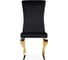 Стул Woodville Lund на металлокаркасе, black/gold 15383 2
