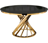 Стол Woodville Twist gold/black 11642