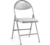 Стул Woodville Gikat на металлокаркасе, белый мрамор/светлый мусс 489749