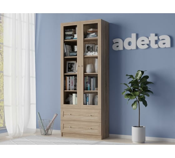 Книжный шкаф ADETA IKEA Билли 316 beige 163795