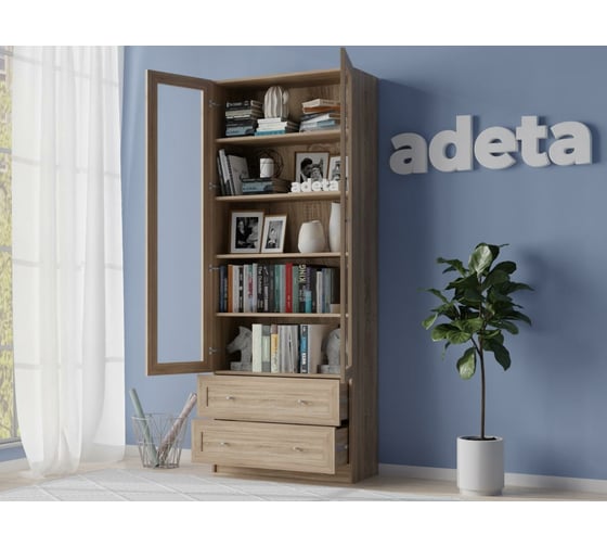 Книжный шкаф ADETA IKEA Билли 316 beige 163795