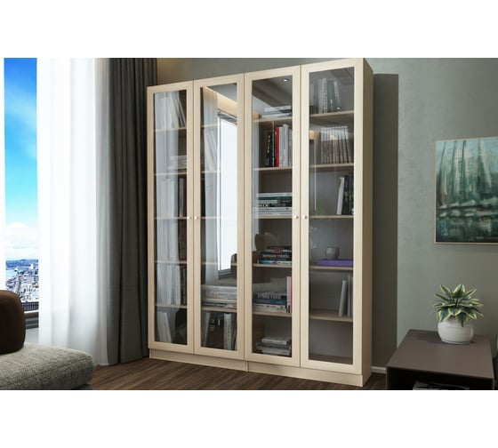 Книжный шкаф ADETA IKEA Билли 344 beige 6874130 1
