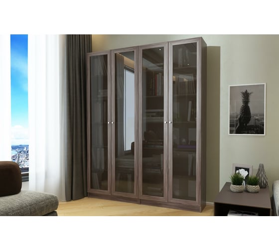 Книжный шкаф ADETA IKEA Билли 344 brown 1329682 1