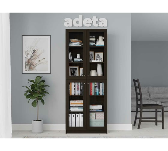 Книжный шкаф ADETA IKEA Билли 335 wenge tsava 4326494