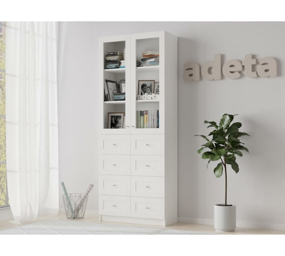 Книжный шкаф ADETA IKEA Билли 318 white 9930349