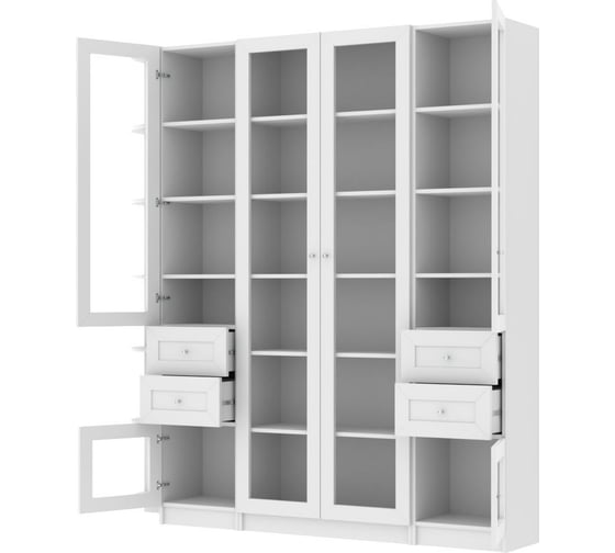 Книжный шкаф ADETA IKEA Билли 366 white 6376655