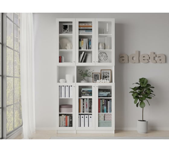 Книжный шкаф ADETA IKEA Билли 388 white 4540503