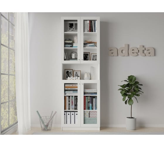 Книжный шкаф ADETA IKEA Билли 386 white 6507918