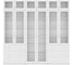 Книжный шкаф ADETA IKEA Билли 370 white 7821870 2