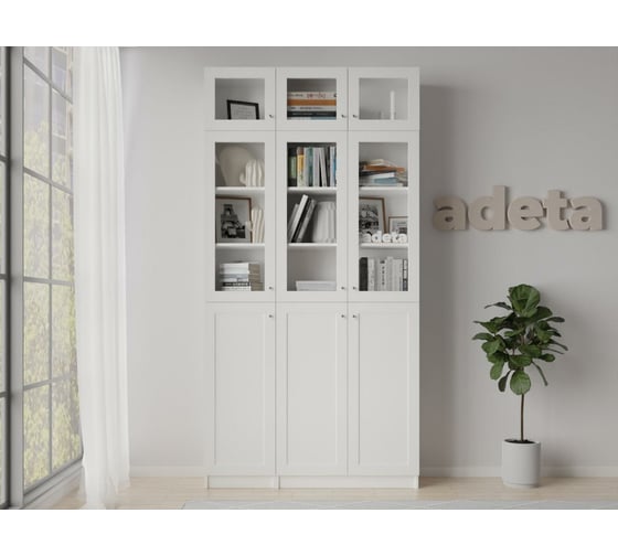 Книжный шкаф ADETA IKEA Билли 354 white 7369958