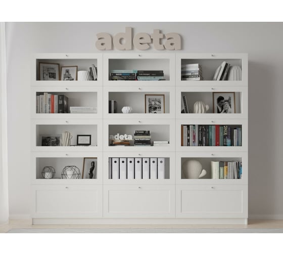 Книжный шкаф ADETA IKEA Билли 373 white 1120489