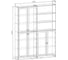 Книжный шкаф ADETA IKEA Билли 349 white 6077626 9