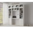 Книжный шкаф ADETA IKEA Билли 365 white, с рабочим местом 6193784 6