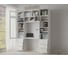 Книжный шкаф ADETA IKEA Билли 365 white, с рабочим местом 6193784 7
