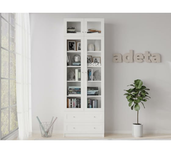 Книжный шкаф ADETA IKEA Билли 321 white 4475279