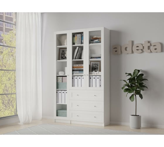 Книжный шкаф ADETA IKEA Билли 359 white 6415928