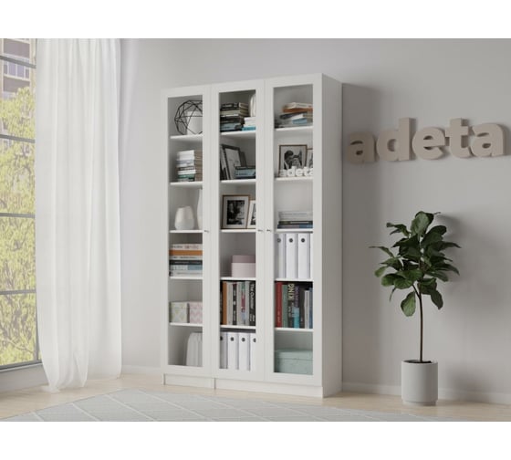 Книжный шкаф ADETA IKEA Билли 340 white 6534588