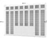 Книжный шкаф ADETA IKEA Билли 372 white 913730 8