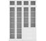 Книжный шкаф ADETA IKEA Билли 363 white 7769761 2