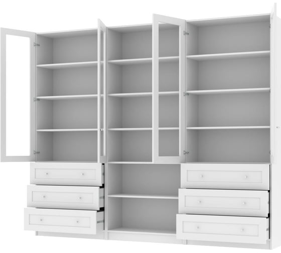 Книжный шкаф ADETA IKEA Билли 369 white 9368430