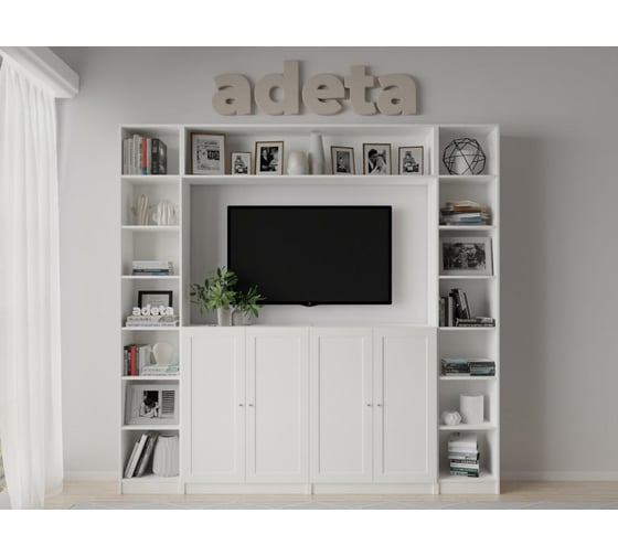 Книжный шкаф ADETA IKEA Билли 391 white 6181179